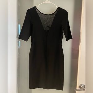 BCBGMAXAZRIA Black Bandage Dress